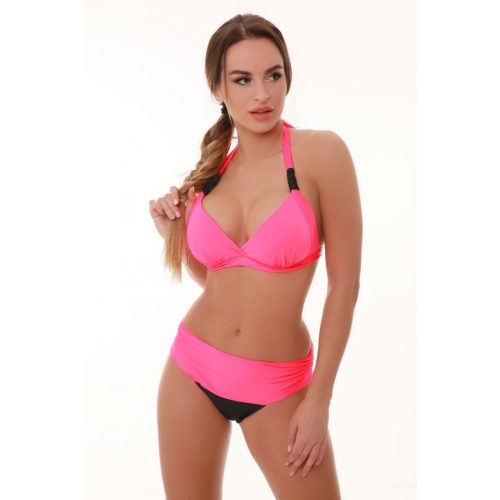 Corse bikini – neon pink fekete